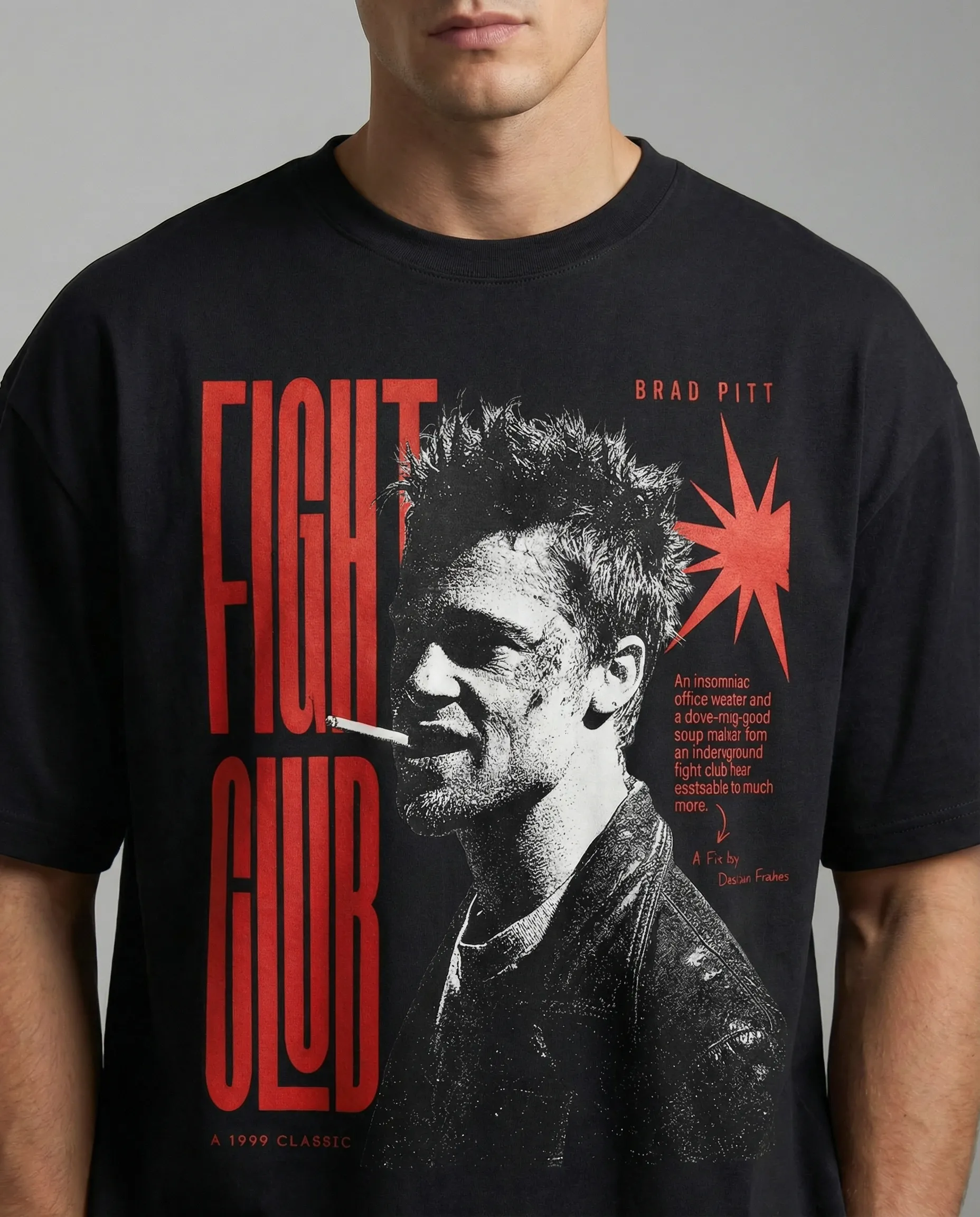fight club oversized roundneck t shirt (copy)