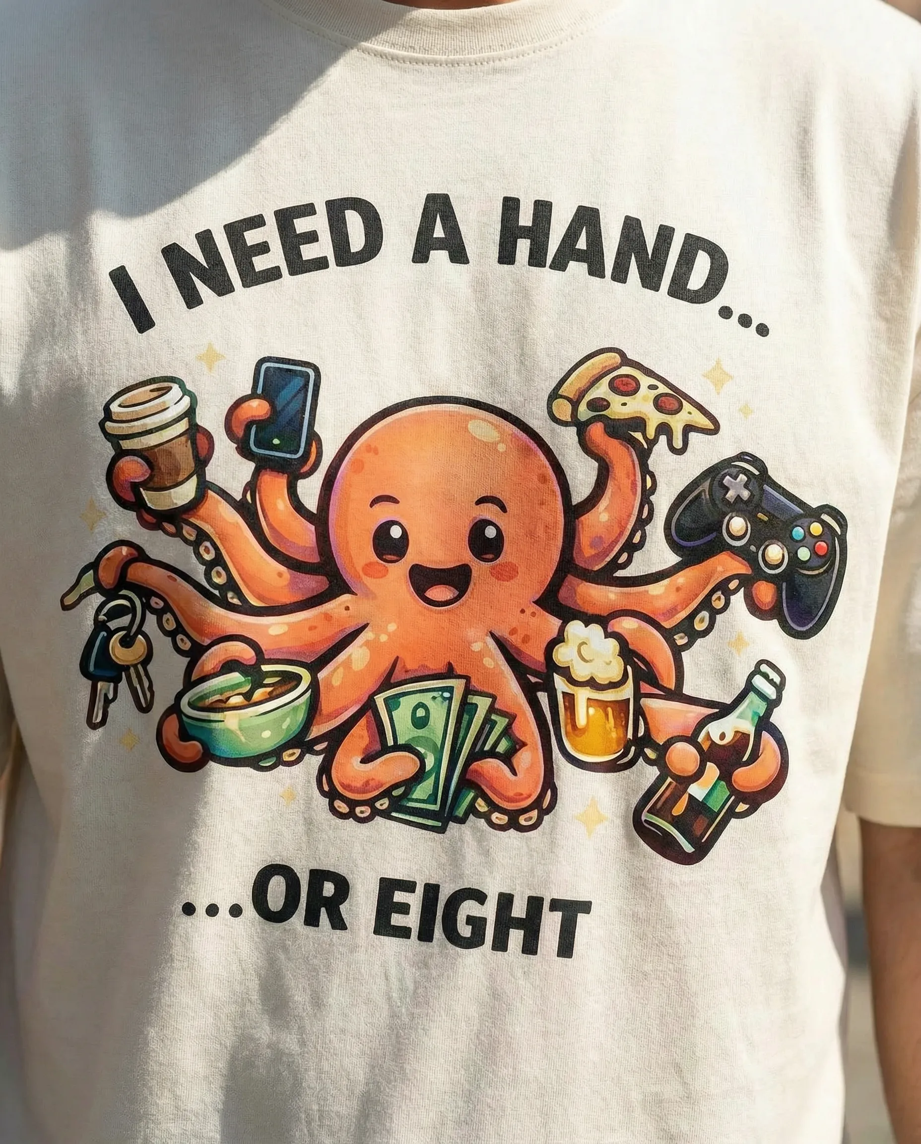 need a hand oversized roundneck t shirt