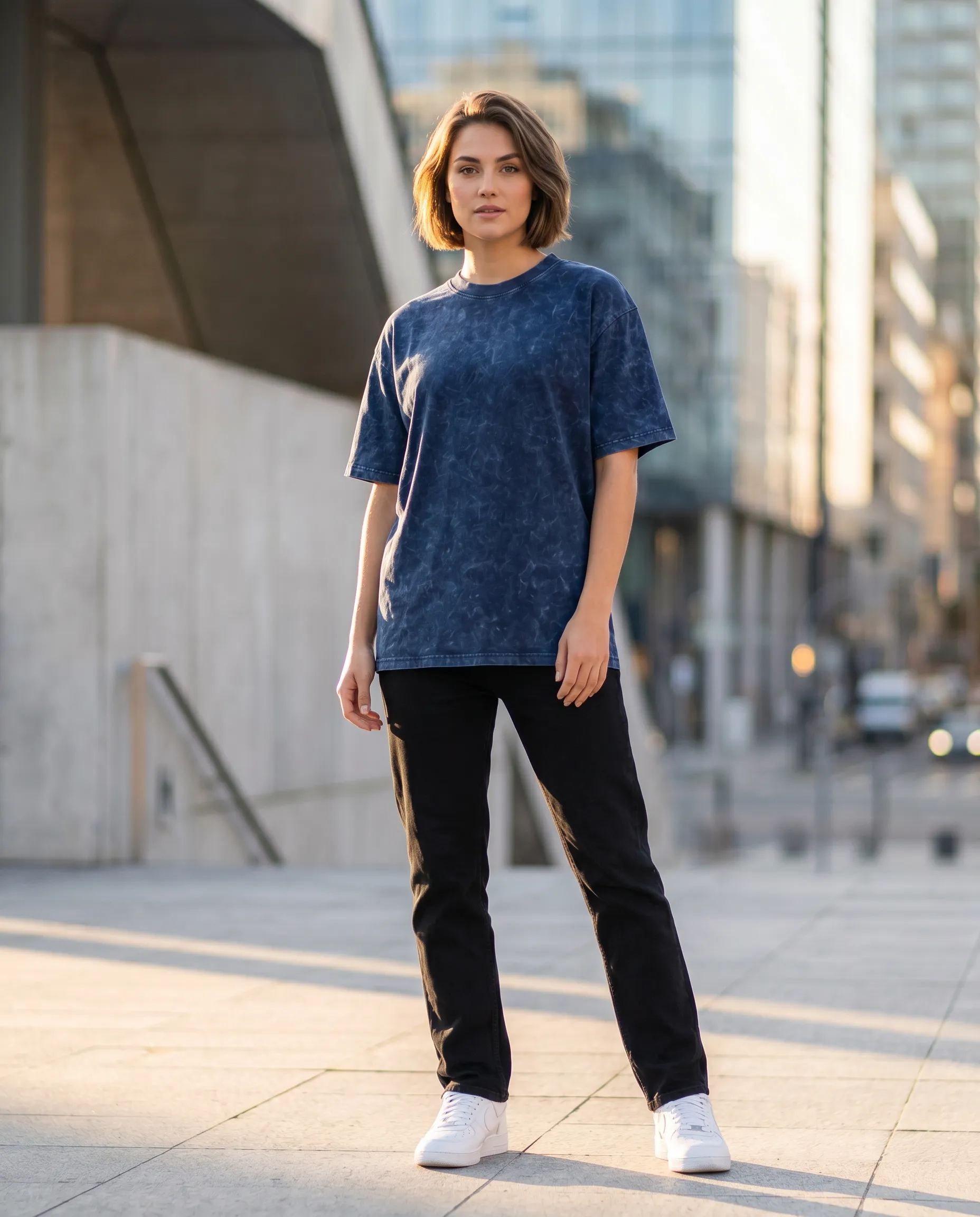 acid wash maroon oversized round neck t shirt