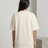 consciously oversized round neck t shirt women