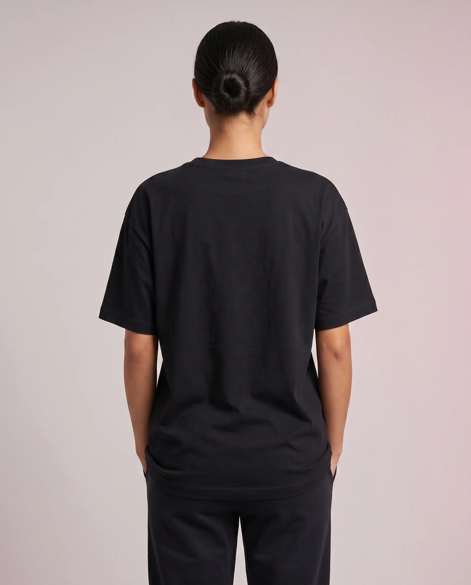 all eyes on me oversized round neck t shirt women (copy)