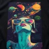 imagination oversized round neck t shirt women