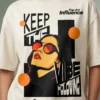 keep the vibe oversized round neck t shirt women