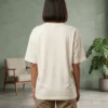 keep the vibe oversized round neck t shirt women