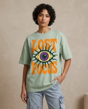  oversized round neck t shirt women