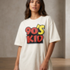 90's kid oversized round neck t shirt women 90's kid oversized round neck t shirt women