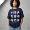 fractured voices oversized round neck t shirt women (copy)