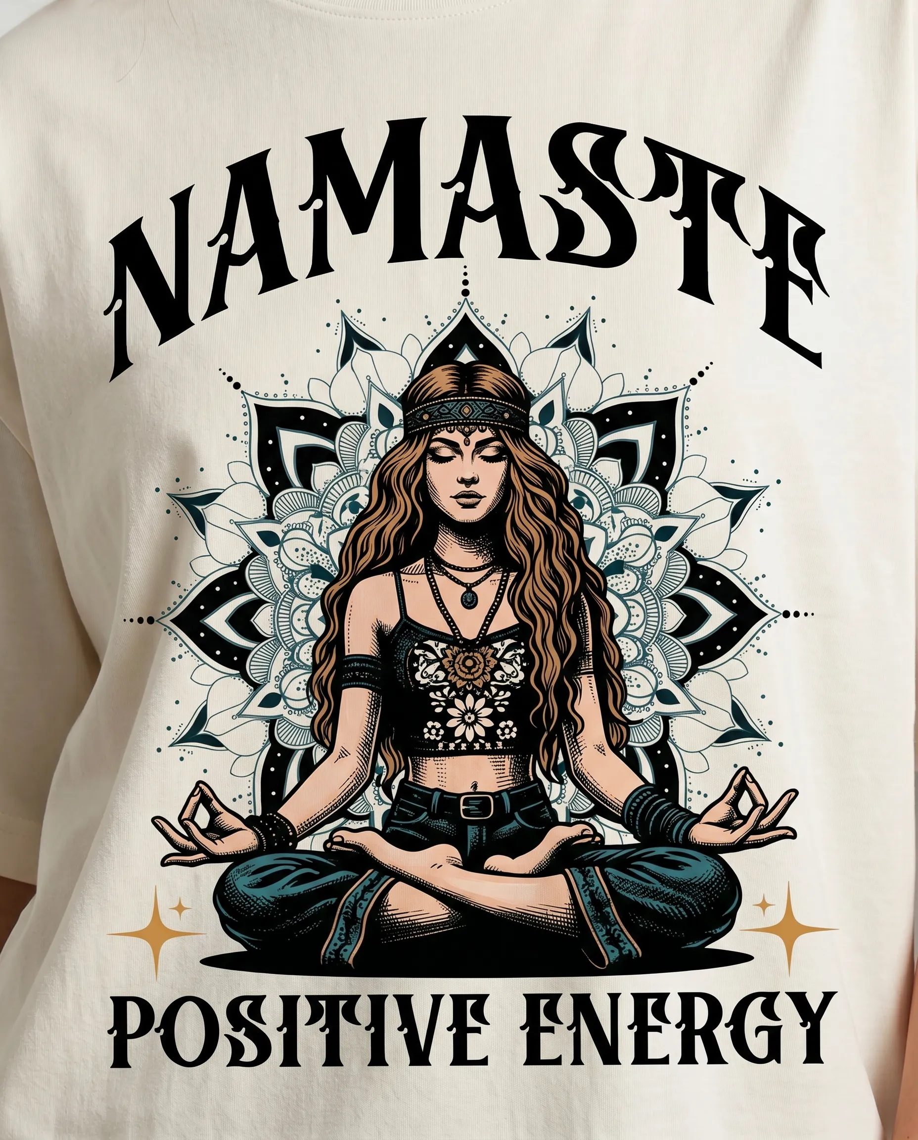 keep the vibe oversized round neck t shirt women (copy)