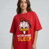 lost focus oversized round neck t shirt women (copy)