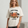 need a hand oversized round neck t shirt women
