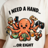 need a hand oversized round neck t shirt women