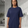 moods oversized round neck t shirt women (copy)