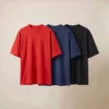 oversized t shirt combo of 3 black, red and navy oversized t shirt combo of 3 black, red and navy