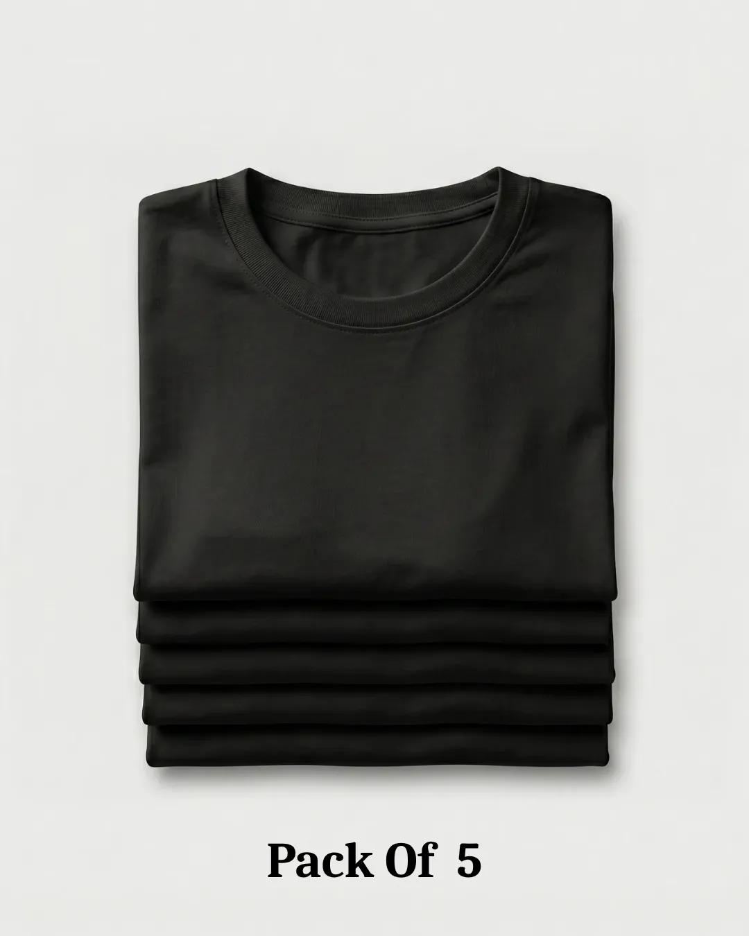 regular t shirt combo of 3 black, white and green regular t shirt combo of 3 black, white and green