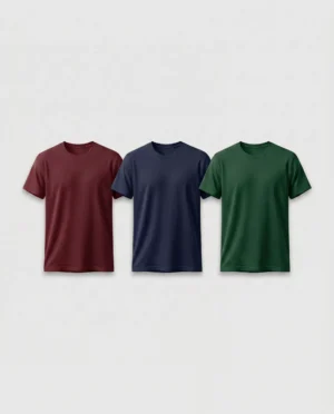 regular t shirt combo maroon, green and charcoal (copy)