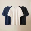 oversized t shirts combo black, off white and navy