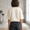 do not disturb oversized round neck t shirt women