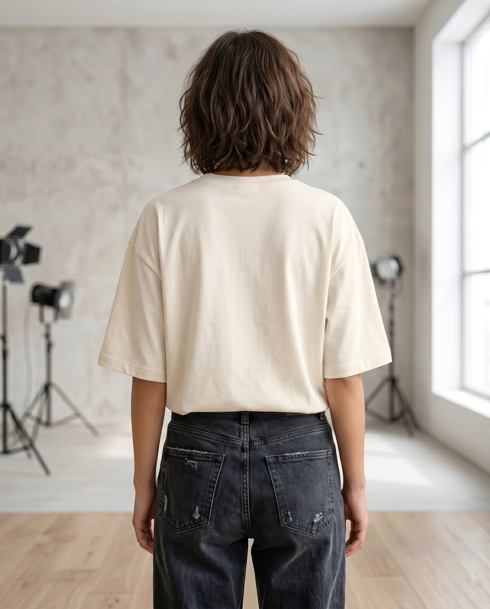do not disturb oversized round neck t shirt women