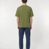oversized drop shoulder round neck t shirt red