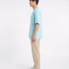 oversized drop shoulder round neck t shirt red
