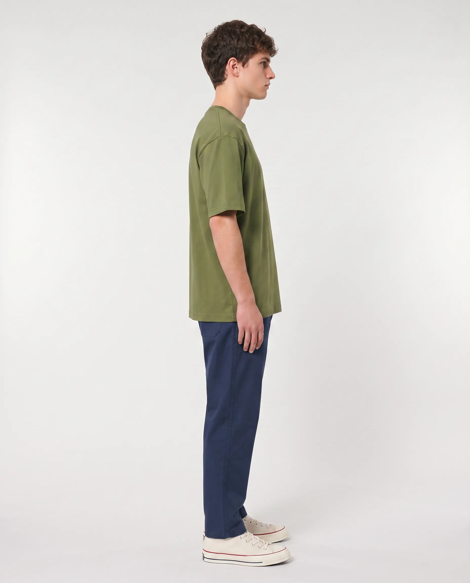 oversized drop shoulder round neck t shirt terrain